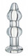 Param Anal Pleaser Glass Plug by XR Brands - Product SKU CNVEF -EXR -AA703