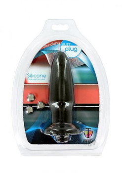 T4m Silicone Anal Plug Medium Black Sex Toy