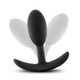 Luxe Wearable Vibra Slim Plug Small Black by Blush Novelties - view 3