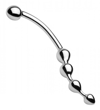 Curved Metal Anal Dildo Wand Best Adult Toys