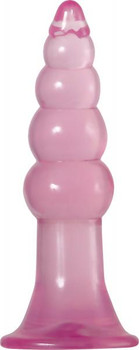 Fun Jelly Butt Plugs Pink Set of 2 Best Sex Toy