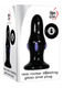 Aande Rear Rocker Vibe Glass Plug Black by Evolved Novelties