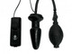 Vibro Inflatable Anal Plug Black by XR Brands - Product SKU CNVEF -EXR -EC120 -BLK