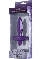 Aria Petite Vibrating Anal Plug Purple by XR Brands