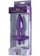 Aria Vibrating Silicone Anal Plug Medium Purple by XR Brands