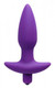 Aria Vibrating Silicone Anal Plug Medium Purple by XR Brands - Product SKU CNVEF -EXR -AD330 -M