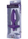 Aria Vibrating Silicone Anal Plug Large Purple by XR Brands
