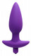 Aria Vibrating Silicone Anal Plug Large Purple by XR Brands - Product SKU CNVEF -EXR -AD330 -L