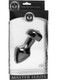 XR Brands Spade Petite Jeweled Anal Plug Aluminum Black - Product SKU CNVEF-EXR-AD628