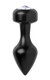 Spade Petite Jeweled Anal Plug Aluminum Black by XR Brands - Product SKU CNVEF -EXR -AD628