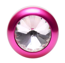 Solitaire Gem Accented Aluminum Anal Plug by XR Brands