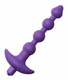 Violet Vibrating Silicone Anal Beads by XR Brands - Product SKU CNVEF -EXR -AD839
