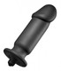 Tom of Finland Large Vibrating Plug Black by XR Brands - Product SKU CNVEF -EXR -TF1769