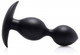 Orbs Steel Weighted Duotone Anal Plug Black by XR Brands