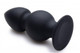 Tom Of Finland Weighted Silicone Anal Plug Black by XR Brands - view 3