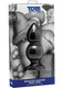 Tom Of Finland Weighted Silicone Anal Plug Black by XR Brands - view 4