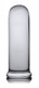 Prisms Pillar Large Cylinder Plug Clear by XR Brands - Product SKU CNVEF -EXR -AF103