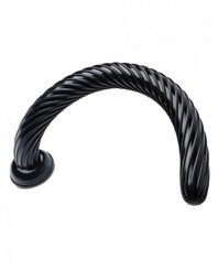 19 inches Hosed Spiral Anal Snake Black Best Sex Toys