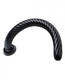 19 inches Hosed Spiral Anal Snake Black by XR Brands