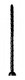 Hosed 18 Inches Swirl Thin Anal Snake Black by XR Brands - view 2