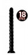 Hosed 18 Inches Swirl Thick Anal Snake Probe by XR Brands - view 3