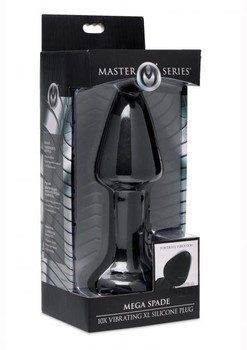 Ms Mega Spade 10x Vibe Xl Silicone Plug by XR LLC