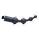Tom Of Finland 10X Silicone Anal Balls Black by XR Brands - view 2