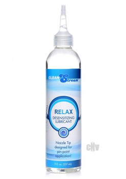 Relax Desensitizing Lubricant With Nozzle Tip 8oz. by XR Brands