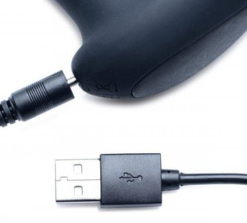 Alpha Pro 7X P-Milker Prostate Stimulator Milking Bead Black Adult Toy