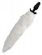 Vibrating White Fox Tail Slender Anal Plug by XR Brands - view 2