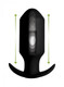XR Brands Thump It 7X Missile Anal Plug Black - Product SKU CNVEF-EXR-AG291