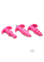 Frisky Thrill Trio Pink Anal Set Adult Sex Toys