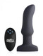 10X Inflatable Vibrating Curved Silicone Anal Plug by XR Brands - Product SKU CNVEF -EXR -AG304