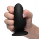 XR Brands Squeeze-It Squeezable Anal Plug Medium Black - Product SKU CNVEF-EXR-AG329-MD