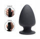 Squeeze-It Squeezable Anal Plug Medium Black by XR Brands - Product SKU CNVEF -EXR -AG329 -MD