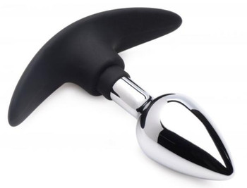 Dark Invader Aluminum, Silicone Anal Plug Small by XR Brands