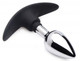 Dark Invader Aluminum, Silicone Anal Plug Small by XR Brands