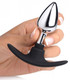 Dark Invader Aluminum, Silicone Anal Plug Small by XR Brands - view 3