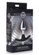 Dark Invader Aluminum, Silicone Anal Plug Small by XR Brands - view 4