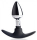 Dark Invader Aluminum, Silicone Anal Plug Small by XR Brands - view 2