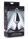 Dark Invader Aluminum Silicone Anal Plug Large by XR Brands - view 4