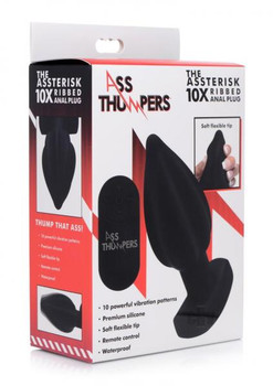 Anal Thump Assterisk 10x Plug Blk by XR LLC