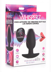 Whisperz Voice Active Remote Plug Black Sex Toys