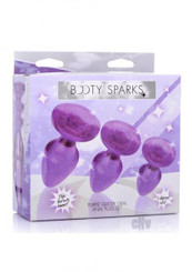 Booty Sparks Glitter Gem Plug Set Purple Sex Toys