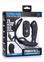 Alpha Pro Pstrap Milker/cock And Ball Ring Adult Sex Toy
