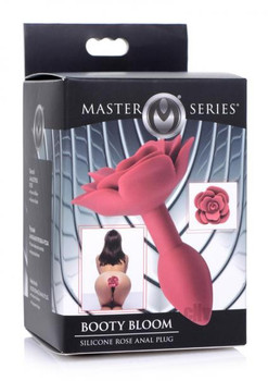 Ms Booty Bloom Rose Anal Plug Red by XR LLC
