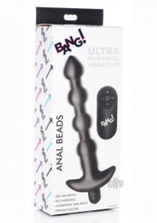 Bang Vibe Anal Beads W/remote Black Sex Toy
