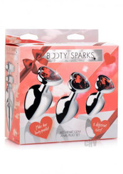 Booty Sparks Red Heart Plug Set by XR LLC