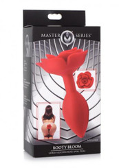Ms Booty Bloom Rose Anal Plug Lg Red by XR LLC