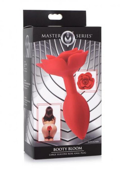 Ms Booty Bloom Rose Anal Plug Lg Red by XR LLC
